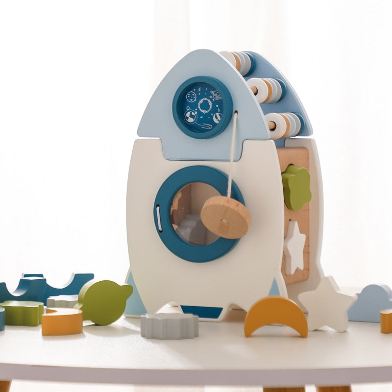 Moulin Roty Wobble Tower Game Aujourd'hui - Wooden Games - Rocket Toys -  Rocket Toys