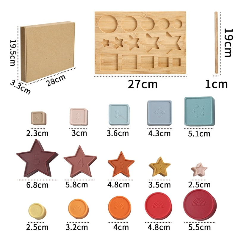 3-in-1 Sorting Stacking Puzzle